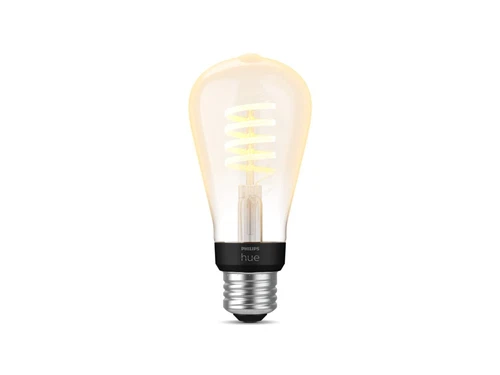 Philips Hue 7W Smart LED Vintage Edison Filament Bulb with White Ambiance 60W Equivalent #3585