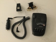 Beltronics Vector 945 Laser Radar Detector with AC Adaptor Visor window Mount