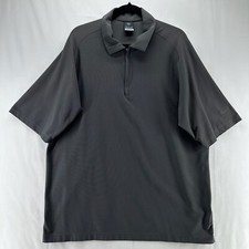 Nike Shirt Mens Size XL Dri-Fit UV Golf Polo Short Sleeve Performance Gray