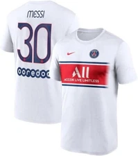 MENS MESSI PARIS SAINT GERMAIN 2020/2021 PSG SOCCER FOOTBALL SHIRT JERSEY SIZE S