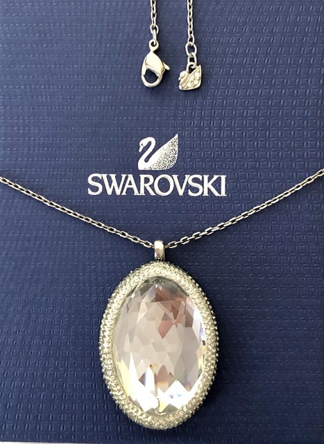Authentic Swarovski Vita Necklace Stunning Moonlight Crystal Pendant