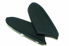 Fits 2008-2012 Honda Accord PVC Synthetic Leather Rear Door Armrest Cover Black