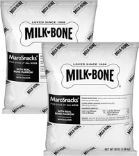 Milk-Bone Marosnacks Dog Treats, 38 Ounce Refill Packs (Pack of 2)