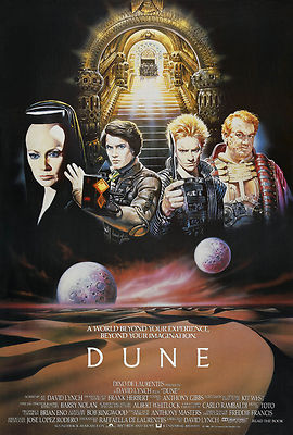 DUNE Movie Poster (1984) Sci Fi