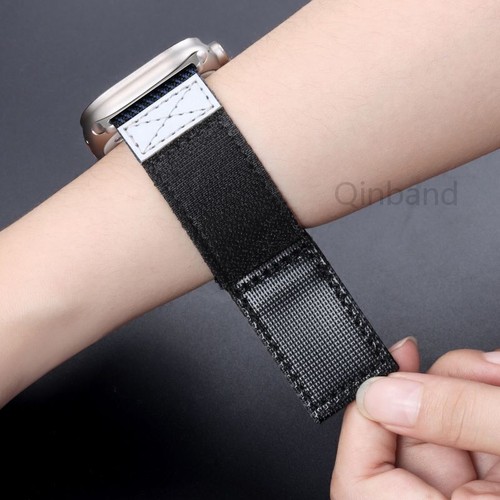Cinturino Orologio Nylon per Apple Watch Serie 9 Ultra 8 7 Hoop Loop Band per iWatch 6 - Foto 36 di 39