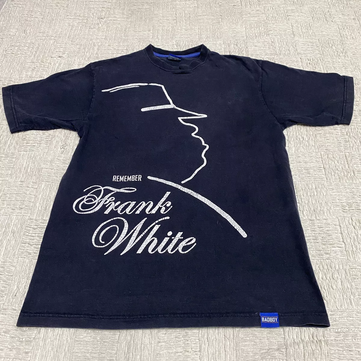 Vintage Bad Boy T-shirt Sz M Remember Frank White Notorious B.I.G. Biggie Smalls