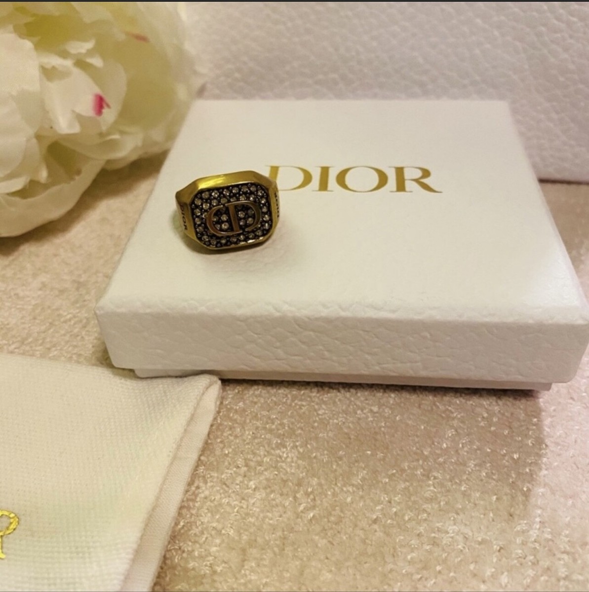 Dior国内発■【国内発】30 MONTAIGNE リング ギフト包装可 Authentic DIOR 30 Montaigne Ring - Size M | eBay