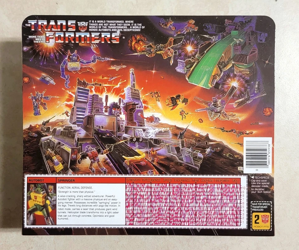 TRANSFORMERS G1 SPRINGER US SELLER MISB RARE! AUTOBOT CAR HELICOPTER TOY ROBOT - Image 2 of 3