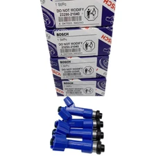 GENUINE Denso set of 4 Fuel Injectors for 2003-2008 Toyota 1.8L L4 #23250-21040