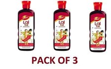 3 X Dabur Ayurvedic Medicine Lal Tail, baby massage oil 100 ml FREE FAST SHIP
