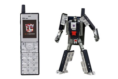 Japan Rare au dsesign project INFOBAR Transformers Megatron BUILDING Unopened