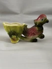 Vintage 1950's Hull Pottery "Parrot Pulling Cart" Planter