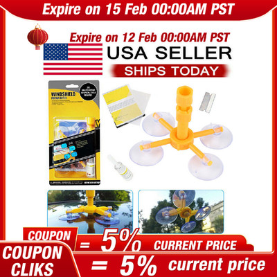 Glass Windshield Repair Tool Kit Fix Car Wind Glass Windscreen Chip