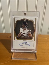 2020 Panini Flawless Rookie Shadow Signatures Cole Kmet /25