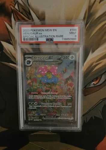 Venusaur EX 151 PSA 9 Graded Slab 198/165 Pokemon Special Illustration Rare