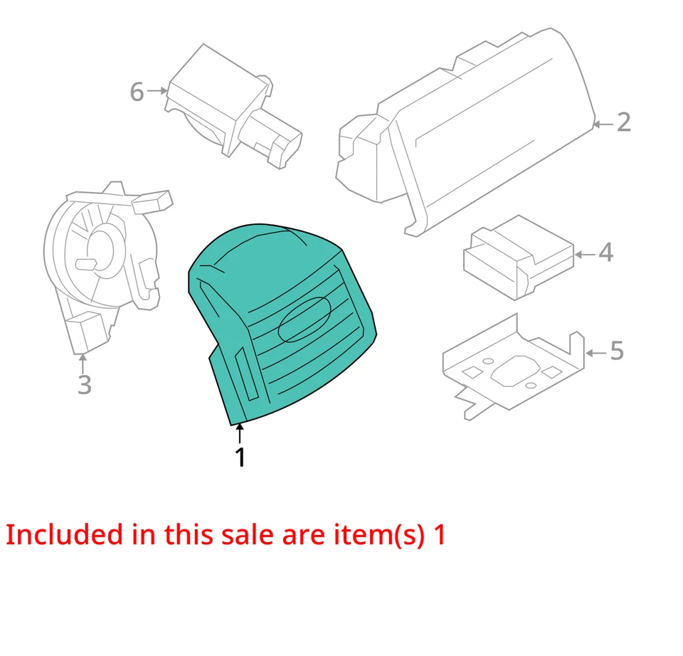 Air Bag Front Driver Wheel Fits 08-10 FORD F250SD PICKUP 2980755 Foto 3 de 4