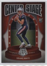 2024 Panini Mosaic Center Stage Silver Prizm Drake Maye #11 0ps8