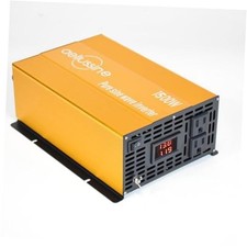 1500W Pure Sine Wave Inverter-12V DC to 110V 120V AC Power 1500W 12V Gold