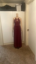 Morgan Co Formal Prom Wedding Dress Size 6 Burgundy Maroon