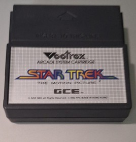 Vectrex Star Trek boxed, no manual, Screen Overlay original and in excell shape