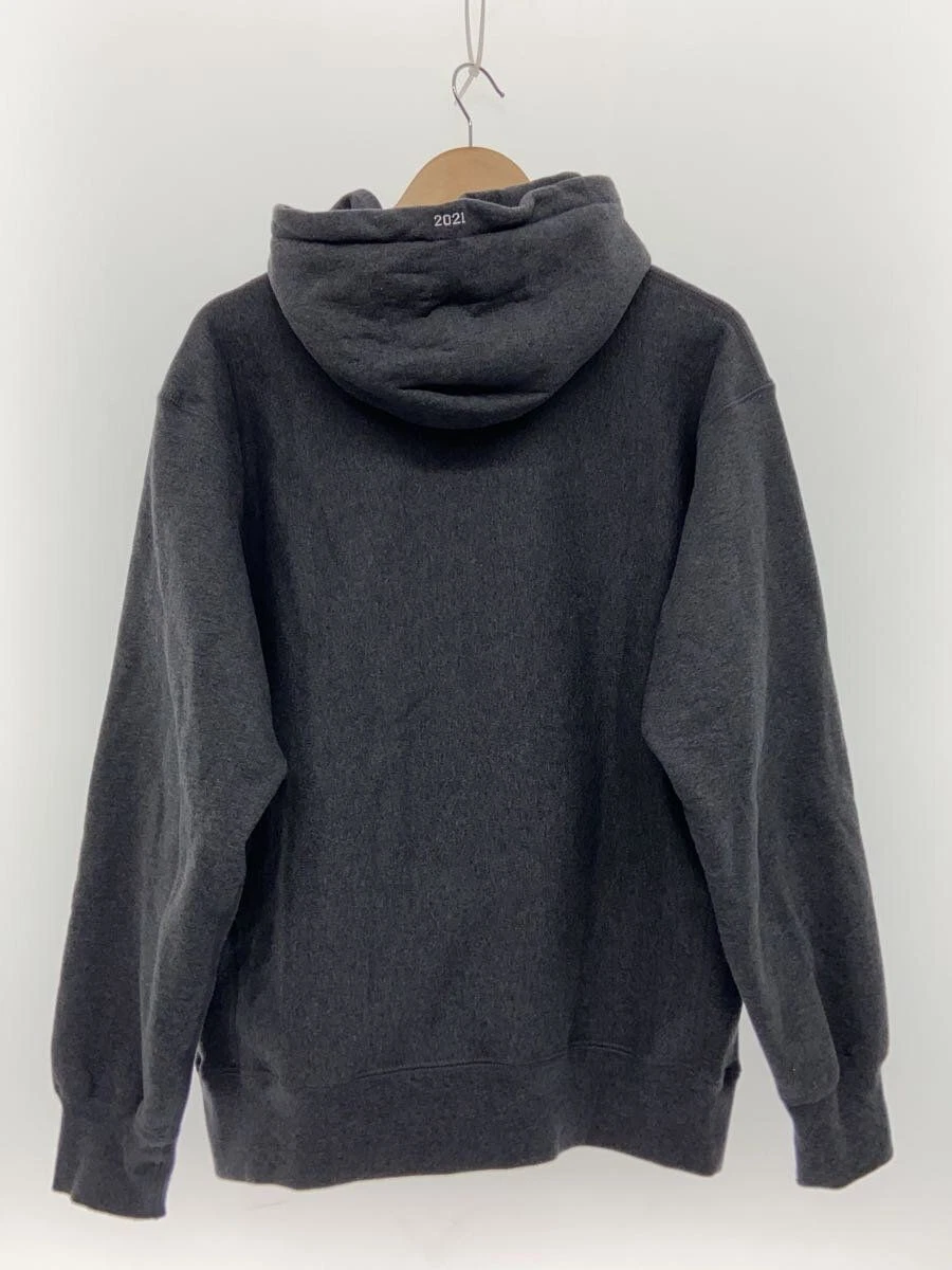 Felpa con cappuccio Supreme M cotone grigio scatola logo 2021 usata