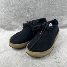 Clarks Originals Men's Desert Trek Cup Black Suede Shoes 26165826 Size US 11.5