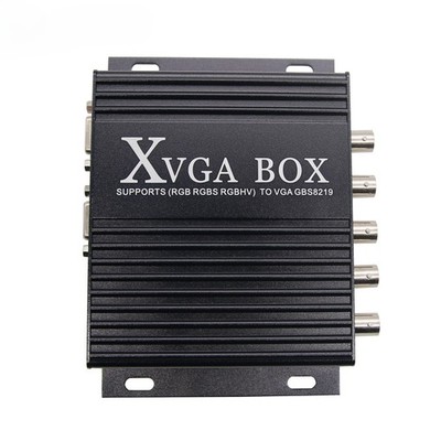 Industrial Video Converter Black XVGA Box CGA EGA RGB RGBS RGBHV for Monitor