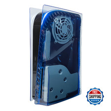 Geekria Transparent Cover Plates Compatible with Sony PlayStation 5 Disc Edition