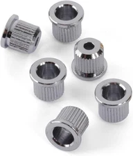 Golden Age Guitar String Ferrules, Chrome, Set of 6
