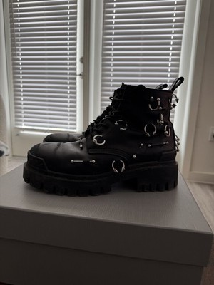 Balenciaga 20mm Piercing Strike Boots | eBay