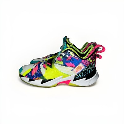 Nike Jordan Why Not Zer0.3 LA Born Vibrant Neon Sneaker Russell Westbrook 9.5