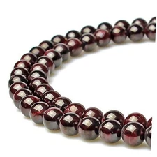  Natural Stone Beads Round Loose Beads for Jewelry Making DIY 4mm Garnet