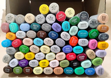 LOT OF 78 - Copic Sketch Markers  Refills - Assorted Colors - Double Tip - NEW 