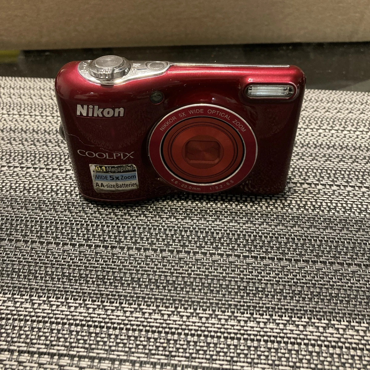 Nikon Coolpix L32 Red 20.1Megapixel 5x Zoom Compact Digital Camera