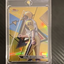 2023 Topps Finest Nolan Cromwell #203 Gold Geometric Refractor /25