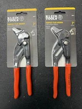 2-Klein Tools Compact Plier Wrench, 7"(18cm)Large Size Range W/1.5”Max Jaw D5317