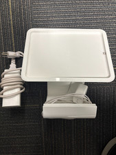 Square Stand for Apple iPad White With NFC Read. iPad Pro 9.7 Air2/1. Small fray