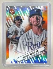 Bobby Witt Jr 2023 Topps Pristine #FF-1 Orange Refractor Fresh Faces 3/25