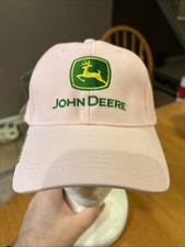 John Deere Owners Edition Pink Adjustable Hat Strapback Womens NWT OSFM CS149
