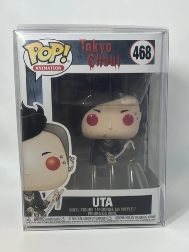 Funko Pop! Tokyo Ghoul - Uta #468 - W/ Protector - Box Damage