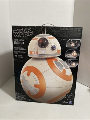 New Sealed Spin Master Star Wars BB-8 Fully Interactive Droid - White/Orange