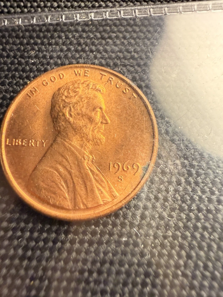 1969-S Double Die Lincoln Penny Coin - Image 2 of 4