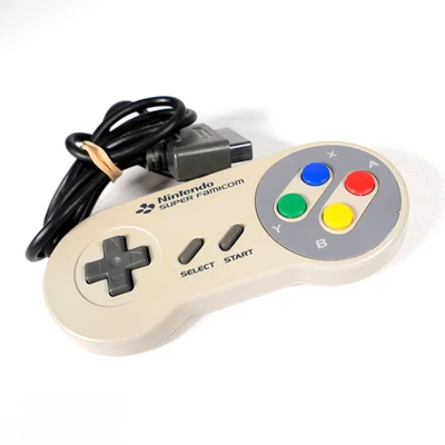 Manette Pad Controller Nintendo Super Famicom SFC SNES Officiel SHVC-005 Jap 7 - Photo 1/3
