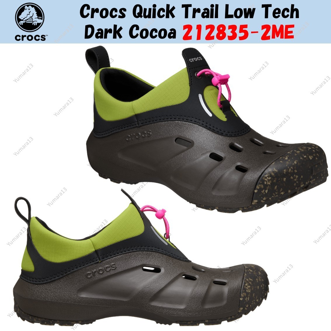 Crocs Quick Trail Low Tech Dark Cocoa 212835-2ME Unisex Size | eBay