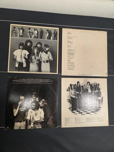 Fleetwood Mac 4 LP Vinyl Lot - RUMOURS, TUSK, 1975 Self-Titled, HEROES-KENDUN VG