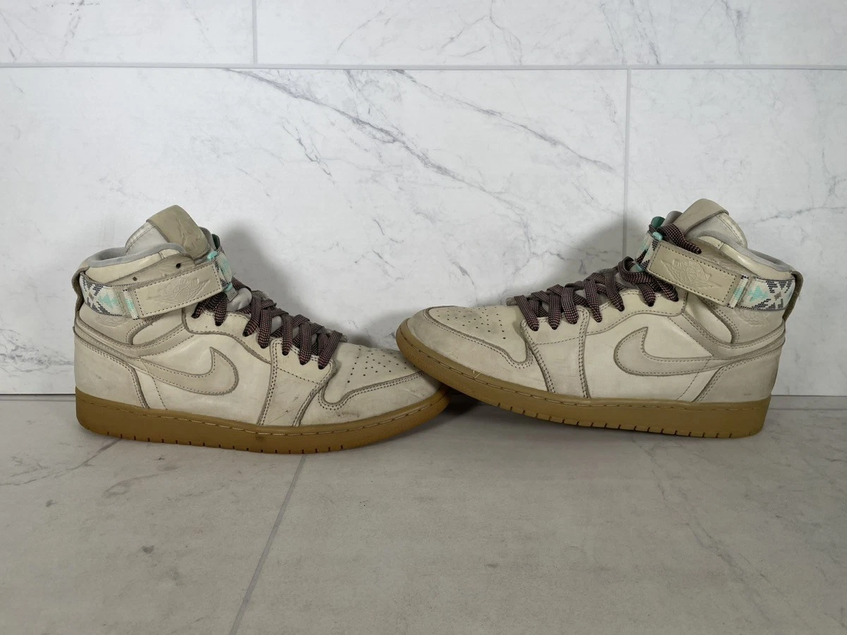 Nike Air Jordan 1 Retro High Strap N7 Sneakers Basketball Shoes Light Cream 14 Jordan 1 Retro Hi Strap  main image 2