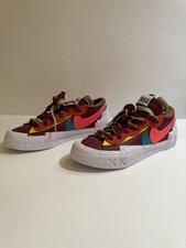 Nike Blazer Low Sacai KAWS Red Unisex Size 6 Brand New Burgundy
