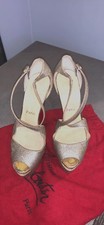 Christian Louboutin Gold Wrap 100 Glitter Specchio