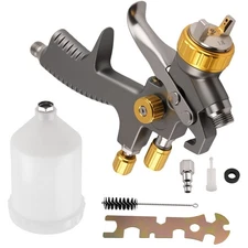 Gravity Feed Spray Gun for Paint 1.8mm Nozzle 600ml Cup Ergonomic Design Tool