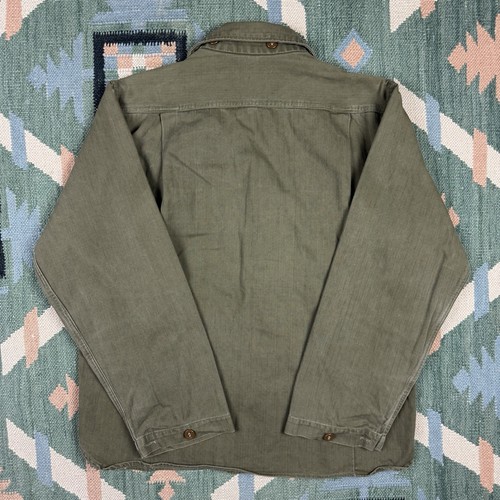 Vintage WW2 HBT US Army Women's Field Jacket Shirt Military Size Medium OD - Picture 6 of 7